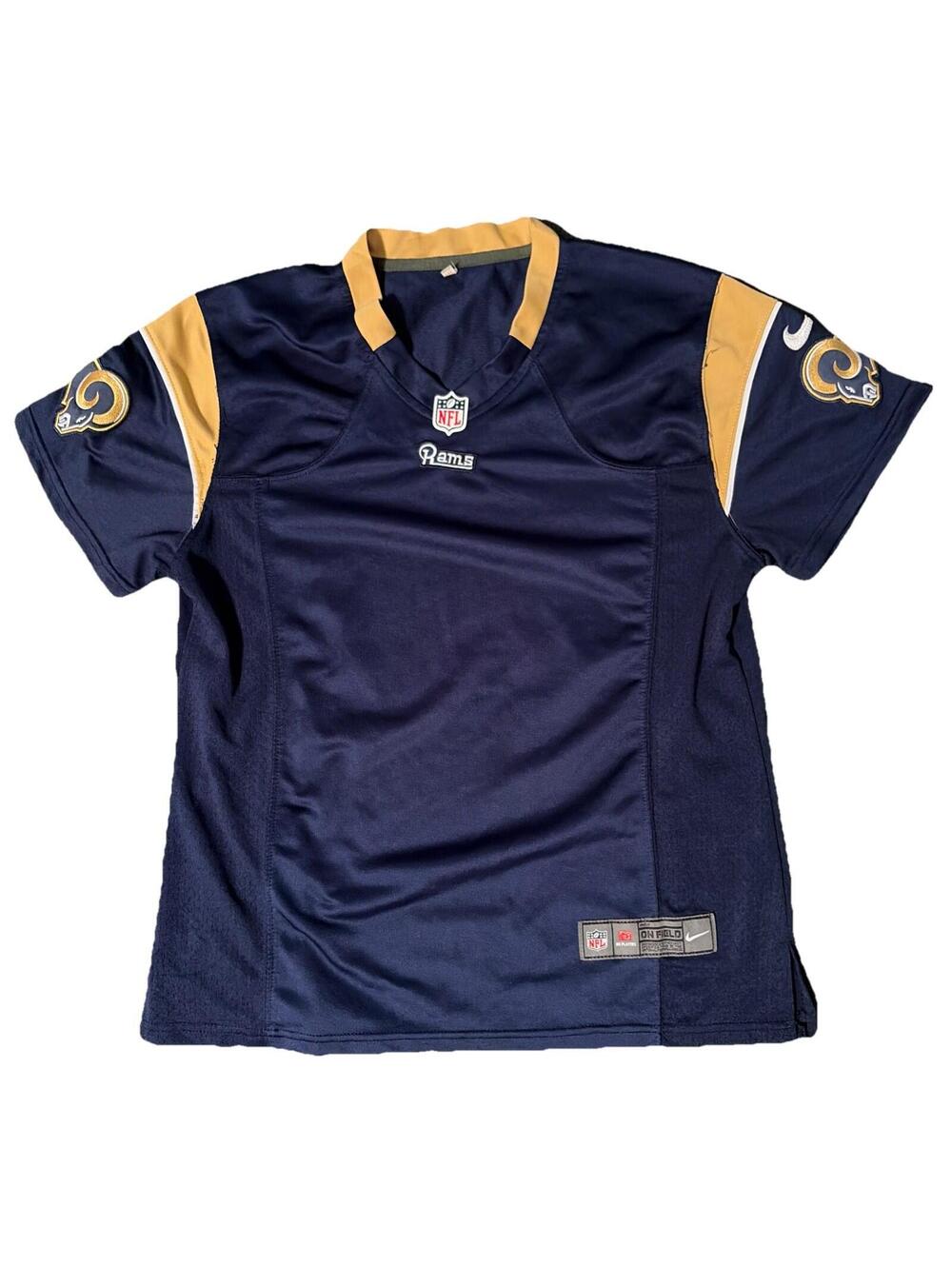 1998-2003 Vintage St Louis LA Rams Nike NFL Blue Customized Jersey Kids XXL